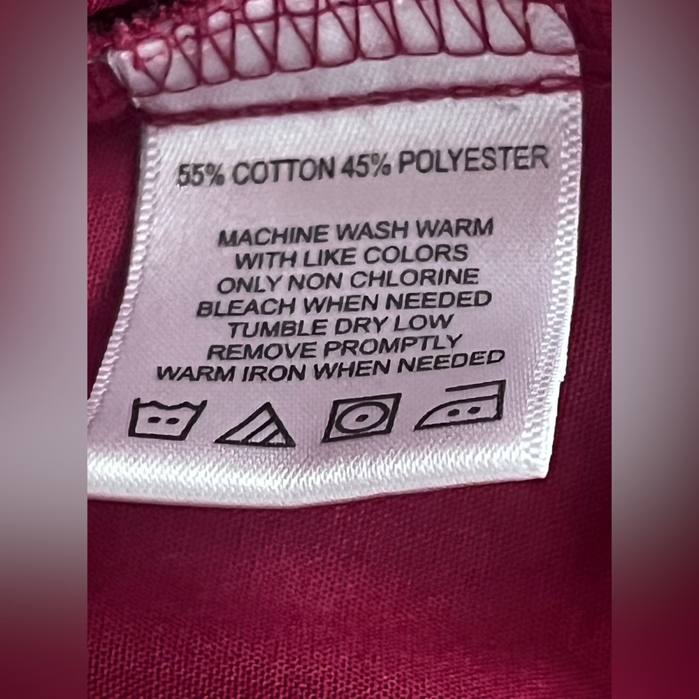 Foxcroft Women's Button Down Shirt - Deep Pink - Picture 5 of 5